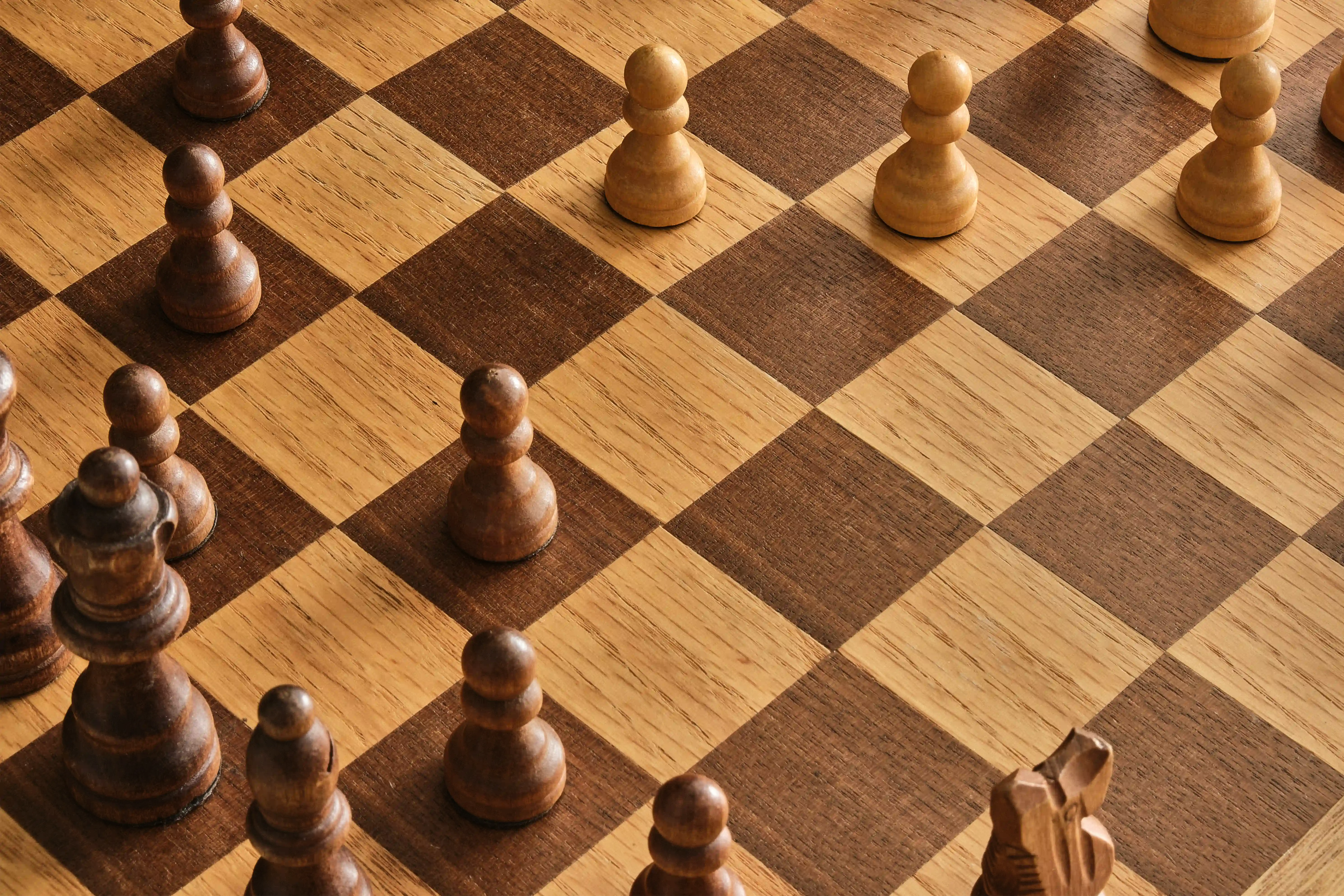 Schachbrett als Symbol für Strategie